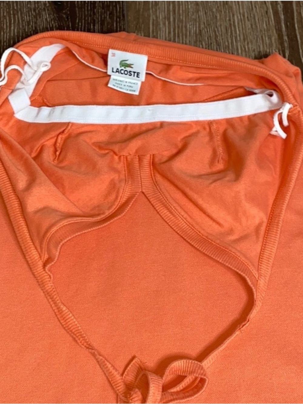 Lacoste Halter Dress Sz 38/6 - Picture 6 of 6